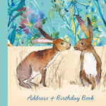 Gifted Stationery Kissing Hares Address & Birthday Book