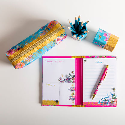 Gifted Stationery Queen Bee Pencil Set In Case