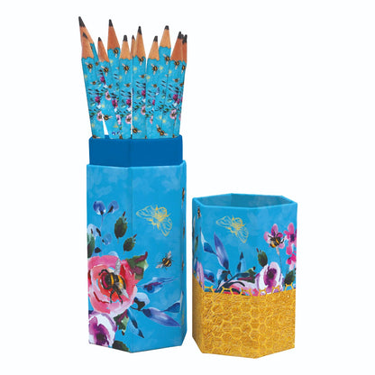 Gifted Stationery Queen Bee Pencil Set In Case