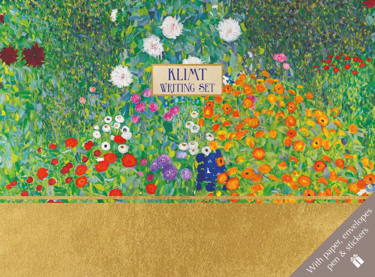 Gifted Stationery Klimt Letter Writing Set Contains Pen, Paper & Envelopes