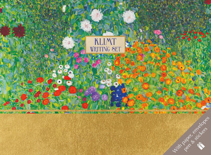 Gifted Stationery Klimt Letter Writing Set Contains Pen, Paper & Envelopes