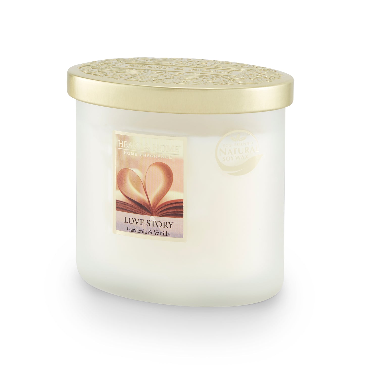 Gardenia & Vanilla Soy Wax Candle Lit With Love Candle Gift Idea