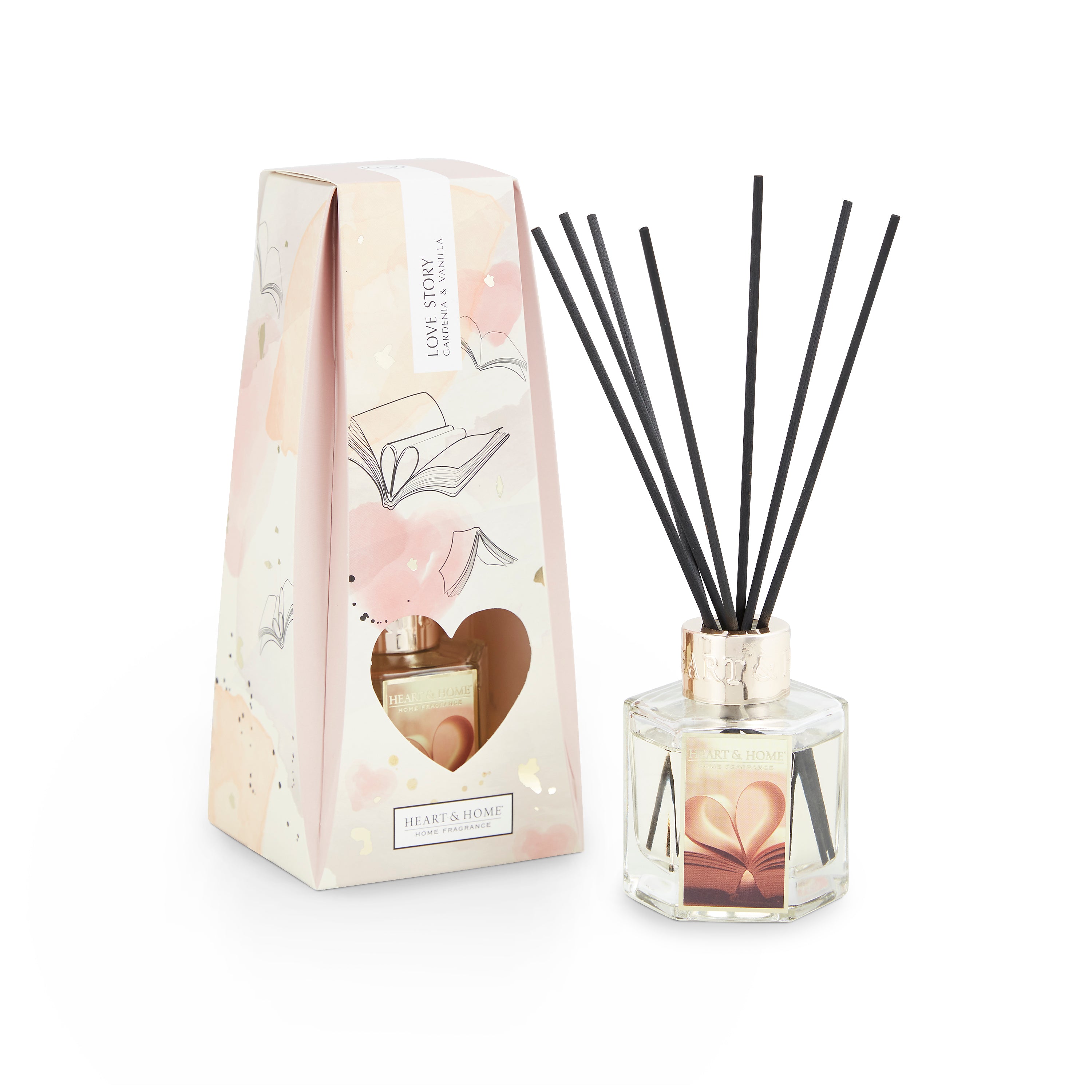 Gardenia & Vanilla Diffuser Love In Watercolour Reed Diffuser Gift Ide ...