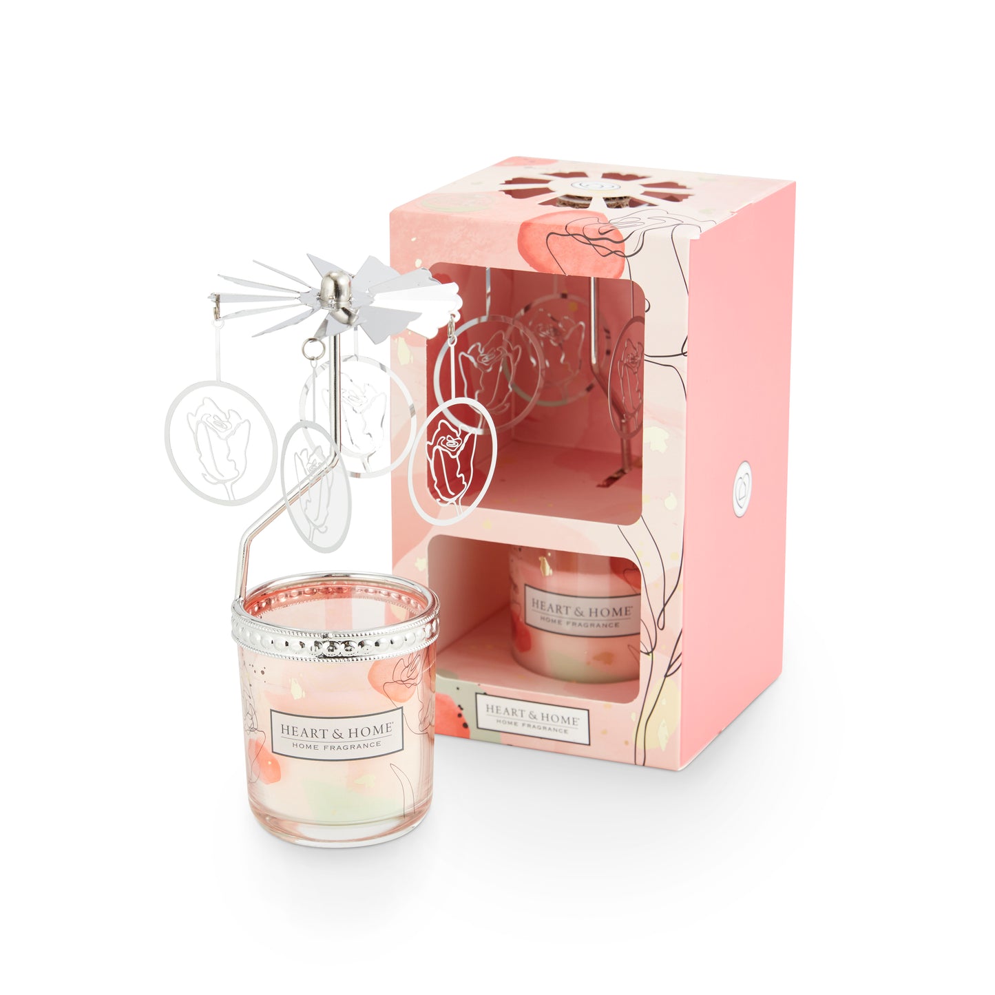 Mini Candle Carousel Gift Set Spin For Love Candle Gift Idea