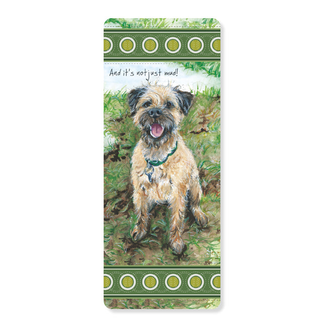 Little Dog Laughed Border Terrier Bookmark