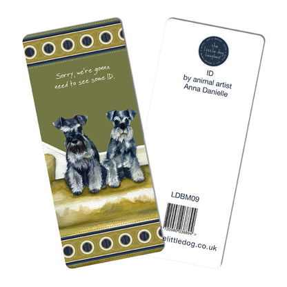 Little Dog Laughed Schnauzer Bookmark