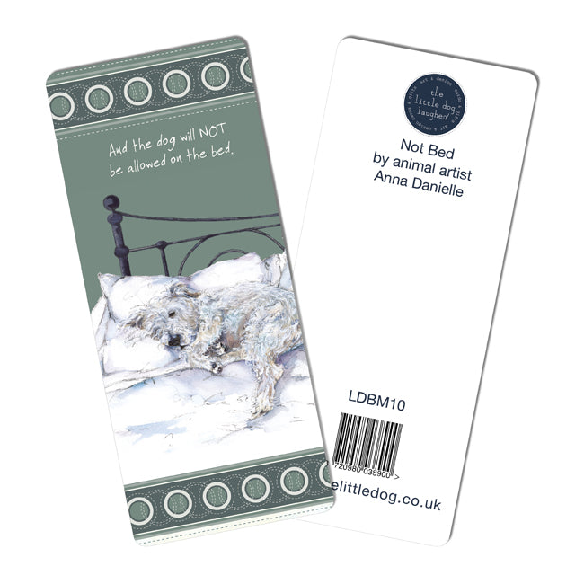 Little Dog Laughed Rough Coated Terrier Bookmark