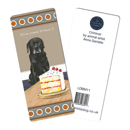Little Dog Laughed Black Labrador Bookmark