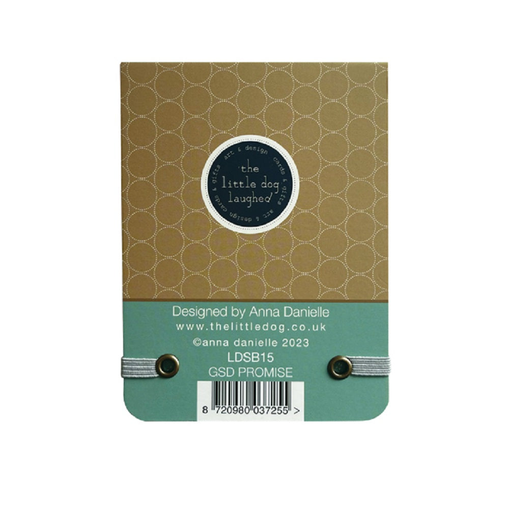 Little Dog Laughed Alsatian I Promise To Follow You Notebook