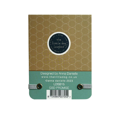 Little Dog Laughed Alsatian I Promise To Follow You Notebook