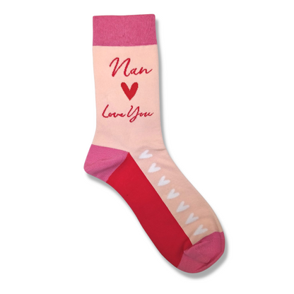 Snazzy Socks Nan Love You Ladies Socks Size 4-7