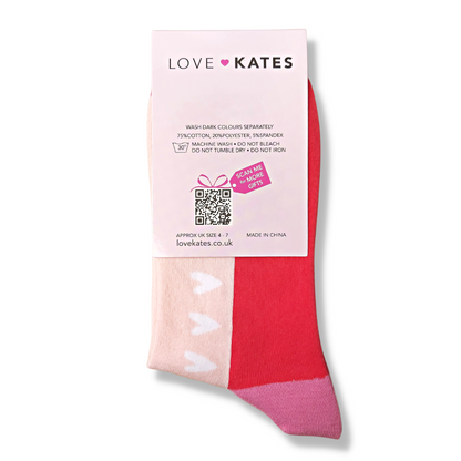 Snazzy Socks Mum Love You Ladies Socks Size 4-7