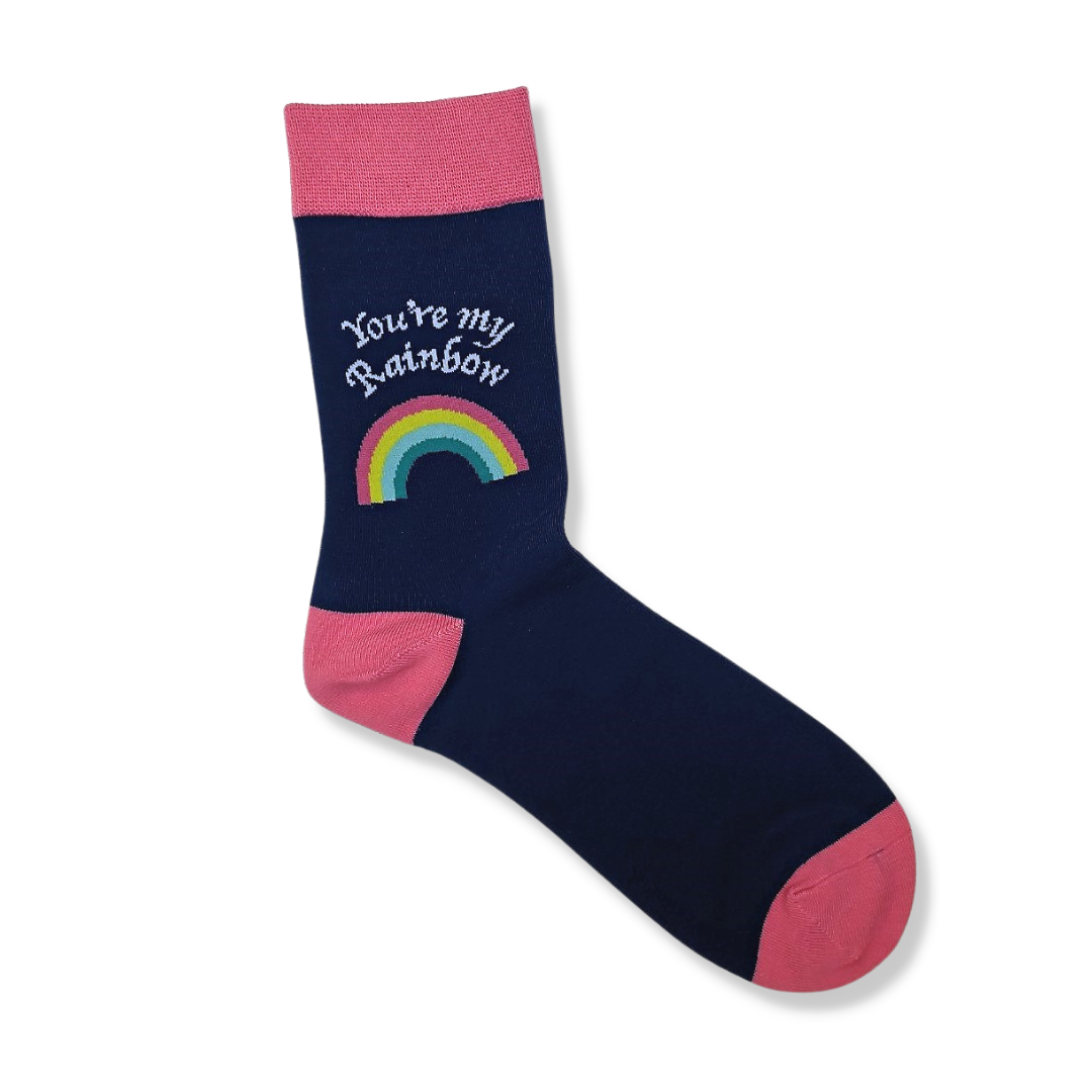 Snazzy Socks You're My Rainbow Ladies Socks Size 4-7