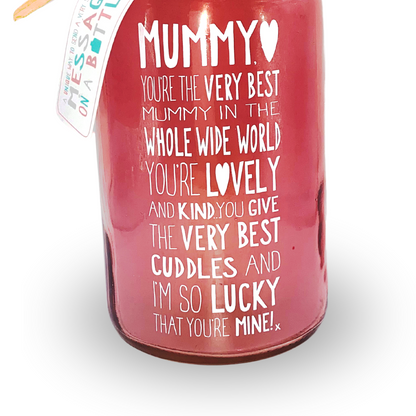 The Best Mummy Light Up Jar Messages Of Love Glass Jar With LED Lights