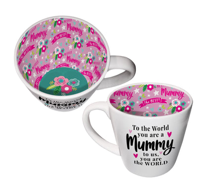 Mummy To Us You Are The World Inside Out Mug In Gift Box