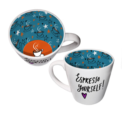 Inside Out Espresso Yourself! Novelty Mug In Gift Box
