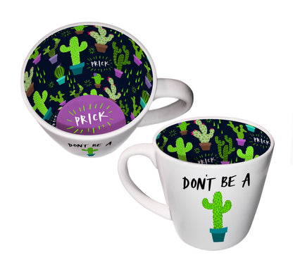 Inside Out Don't Be A Prick Novelty Mug In Gift Box