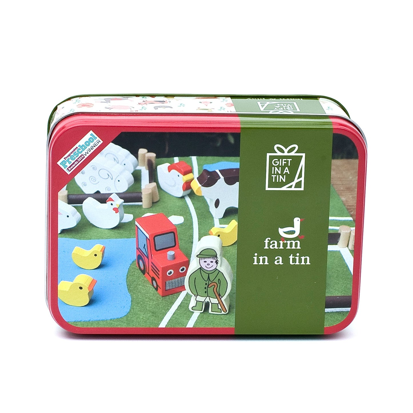 Apples To Pears Farm Animals & Play Mat Gift In A Tin