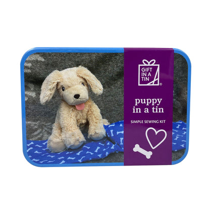 Apples To Pears Cute Puppy Sewing Kit Gift In A Tin