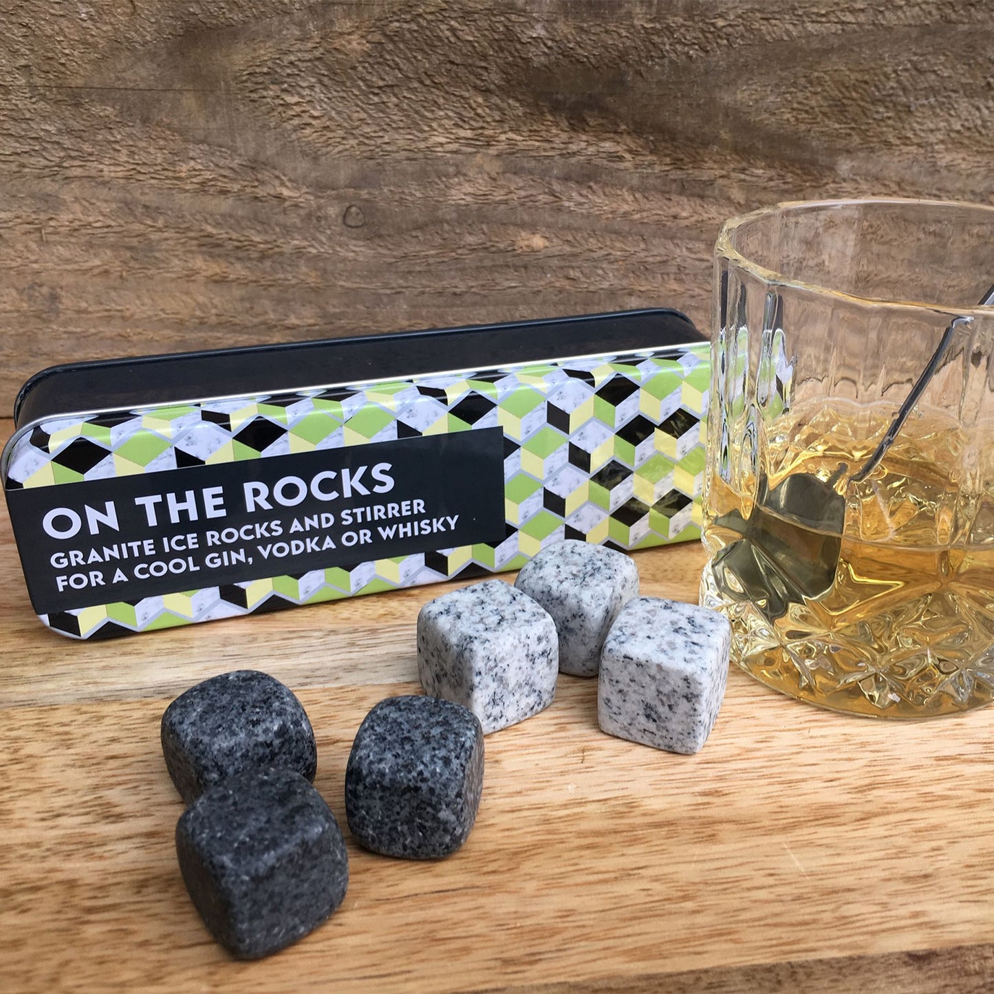 Apples To Pears Drinks On The Rocks Kit Gift In A Tin