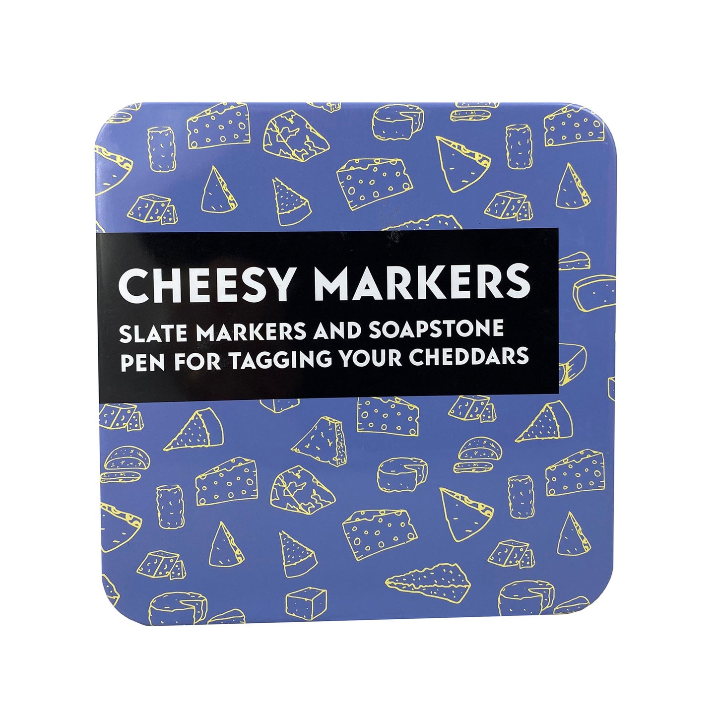 Apples To Pears Slate Cheesy Markers Kit Gift In A Tin