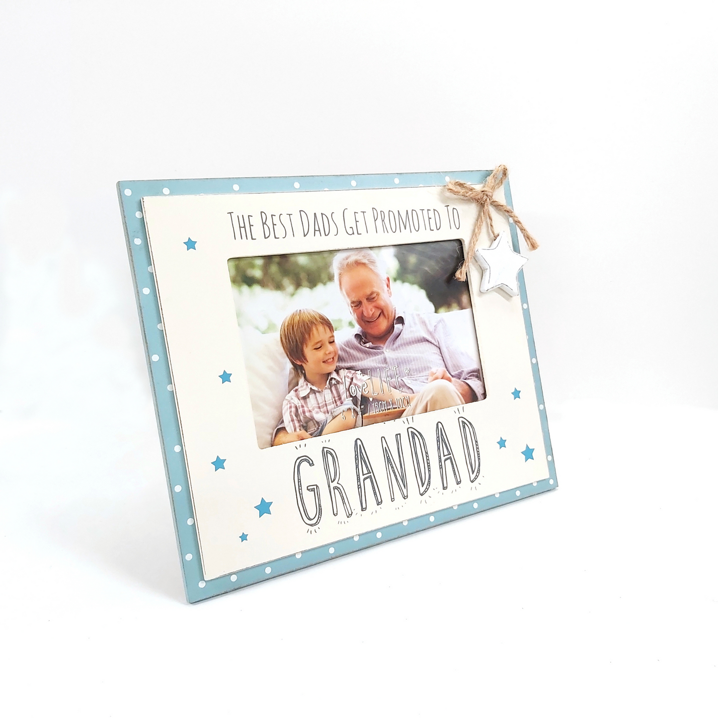 Love Life Best Dads Get Promoted To Grandad Photo Frame