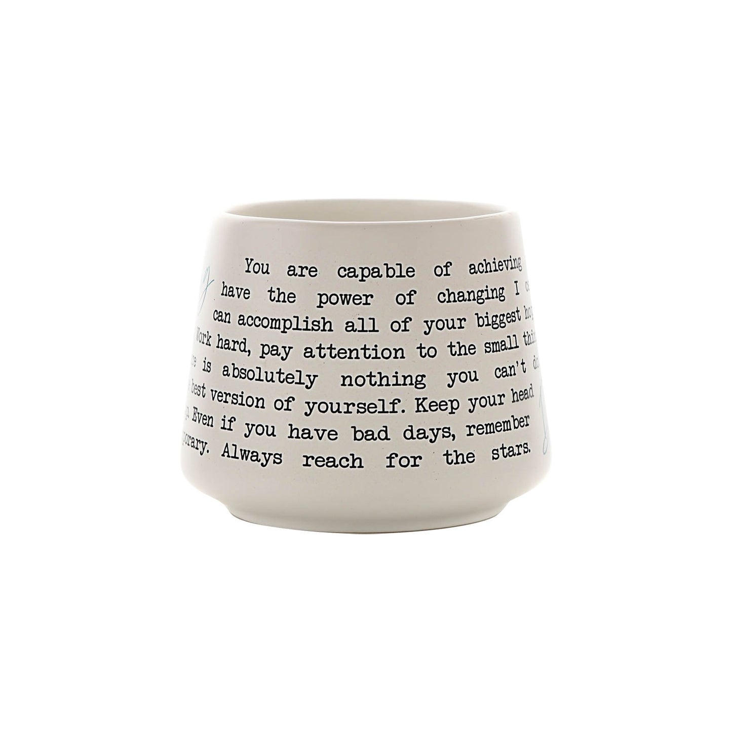 "Dream Big" Sentimental Moments Stoneware Message Mug