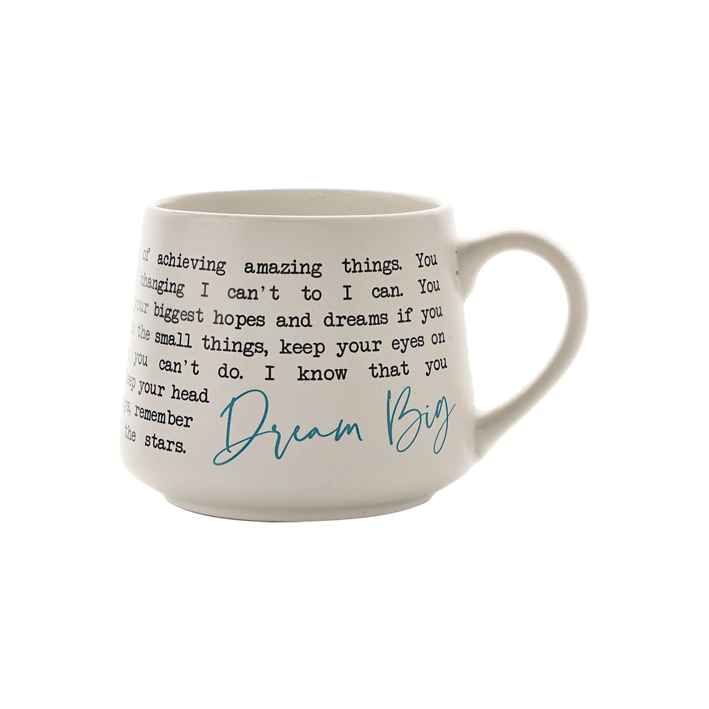 "Dream Big" Sentimental Moments Stoneware Message Mug