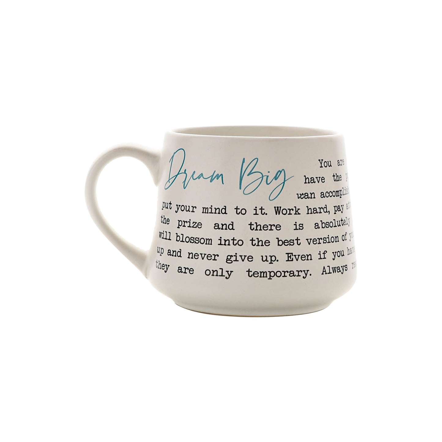 "Dream Big" Sentimental Moments Stoneware Message Mug