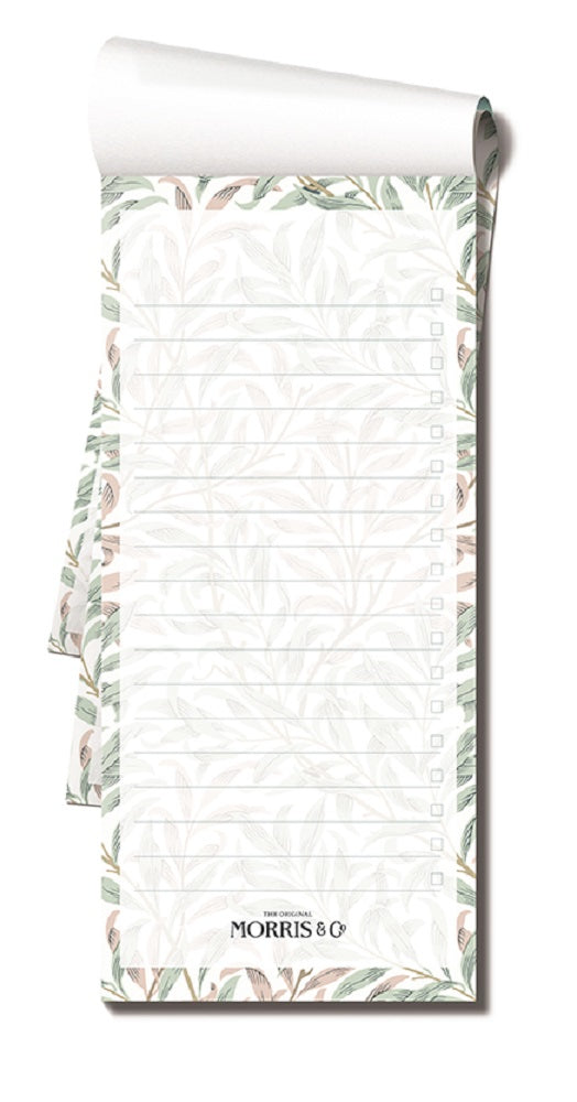 William Morris Willow Boughs Magnetic Shopping List Pad