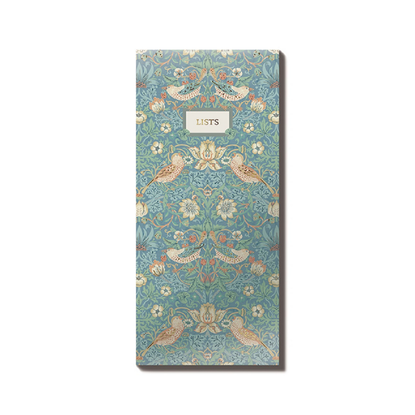 William Morris Stawberry Thief Magnetic Shopping List Pad 80