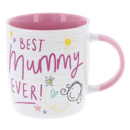 Scribbles Cute Best Mummy Ever Mug