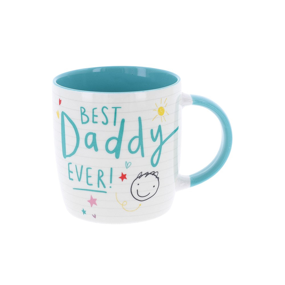 Scribbles Cute Best Daddy Ever Mug