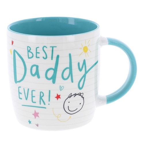 Scribbles Cute Best Daddy Ever Mug