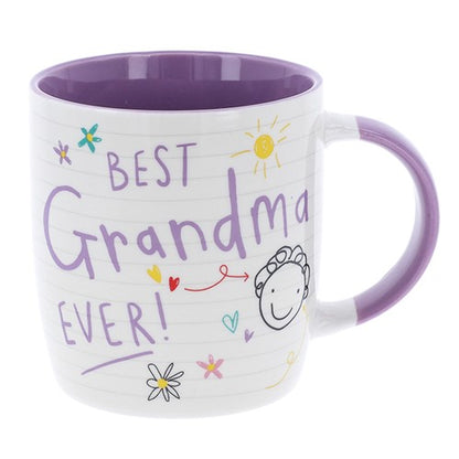 Scribbles Cute Best Grandma Ever Mug