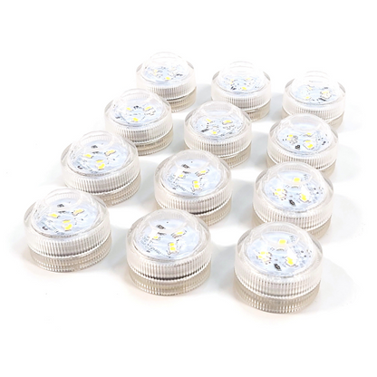 Set of 12 LED Tea Lights Multibuy For Candle Shade