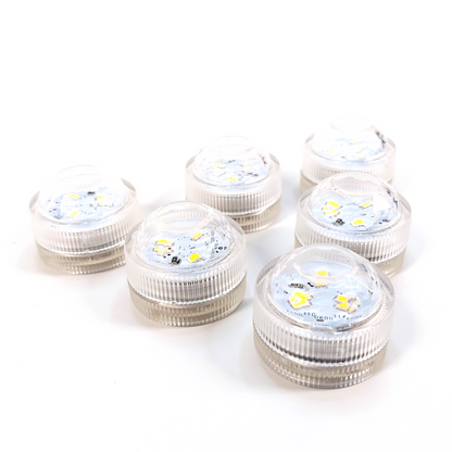 Set of 6 LED Tea Lights Multibuy For Candle Shade