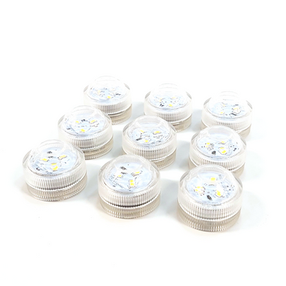 Set of 9 LED Tea Lights Multibuy For Candle Shade