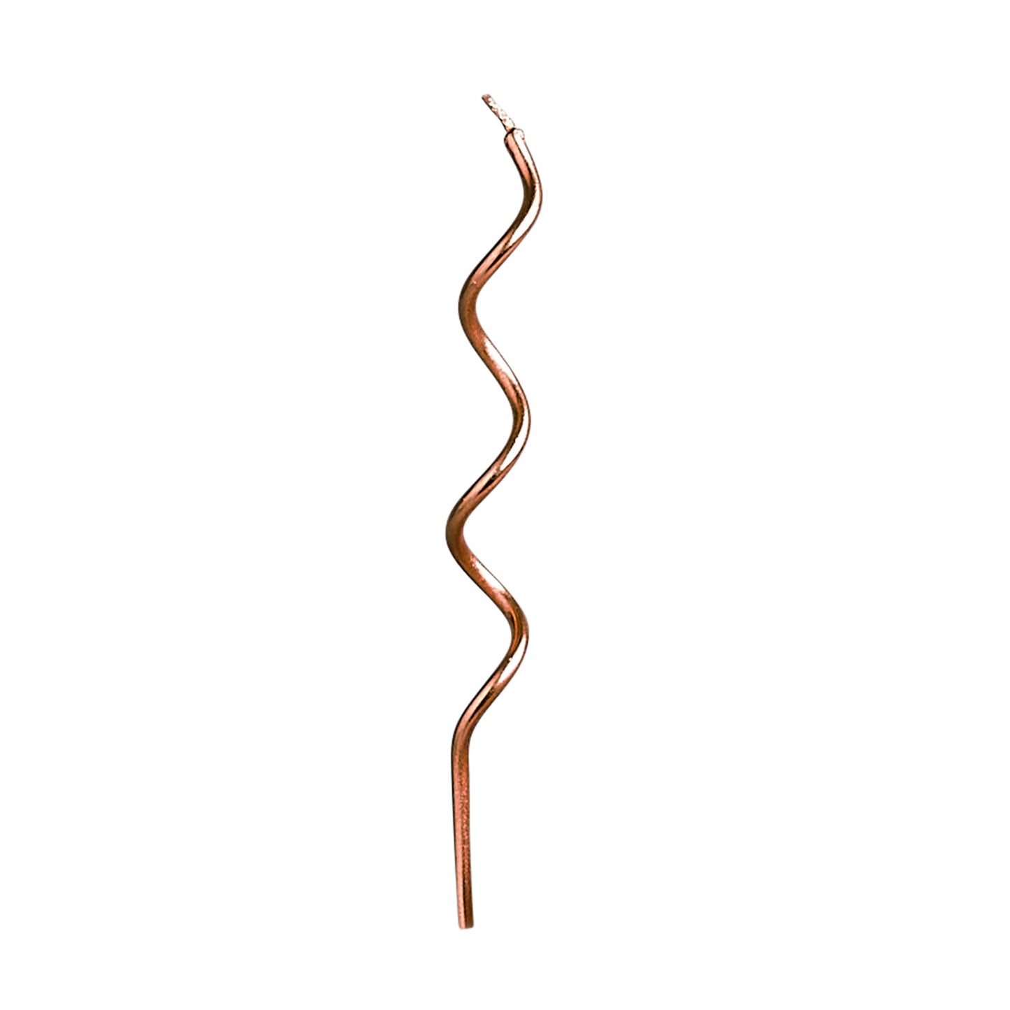 Hootyballoo 12 Pack Rose Gold Curly Candles Birthday Celebration Partyware