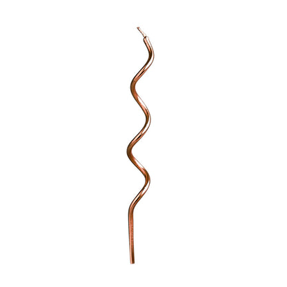 Hootyballoo 12 Pack Rose Gold Curly Candles Birthday Celebration Partyware