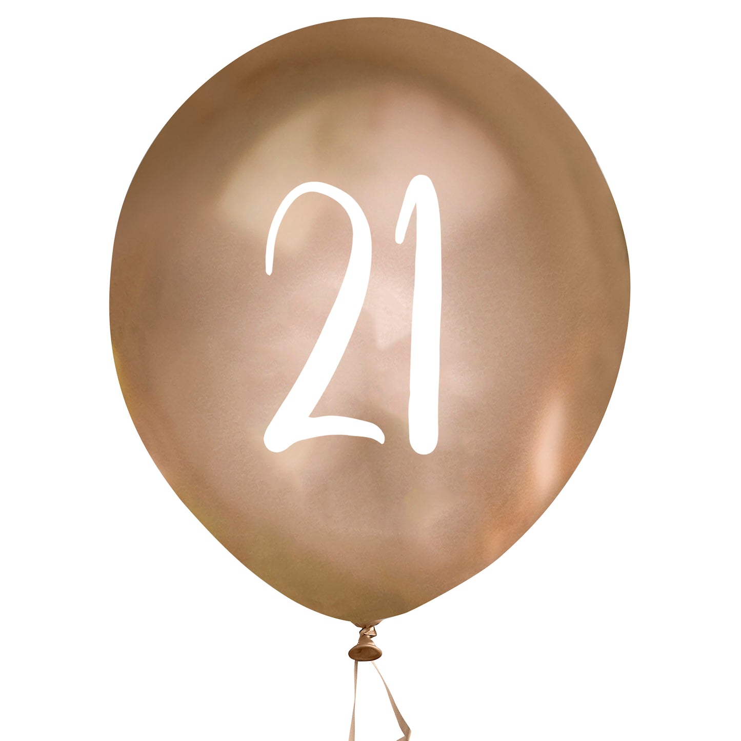 Hootyballoo 5 Pack Gold Number '21' Balloons Party Decorations Partyware