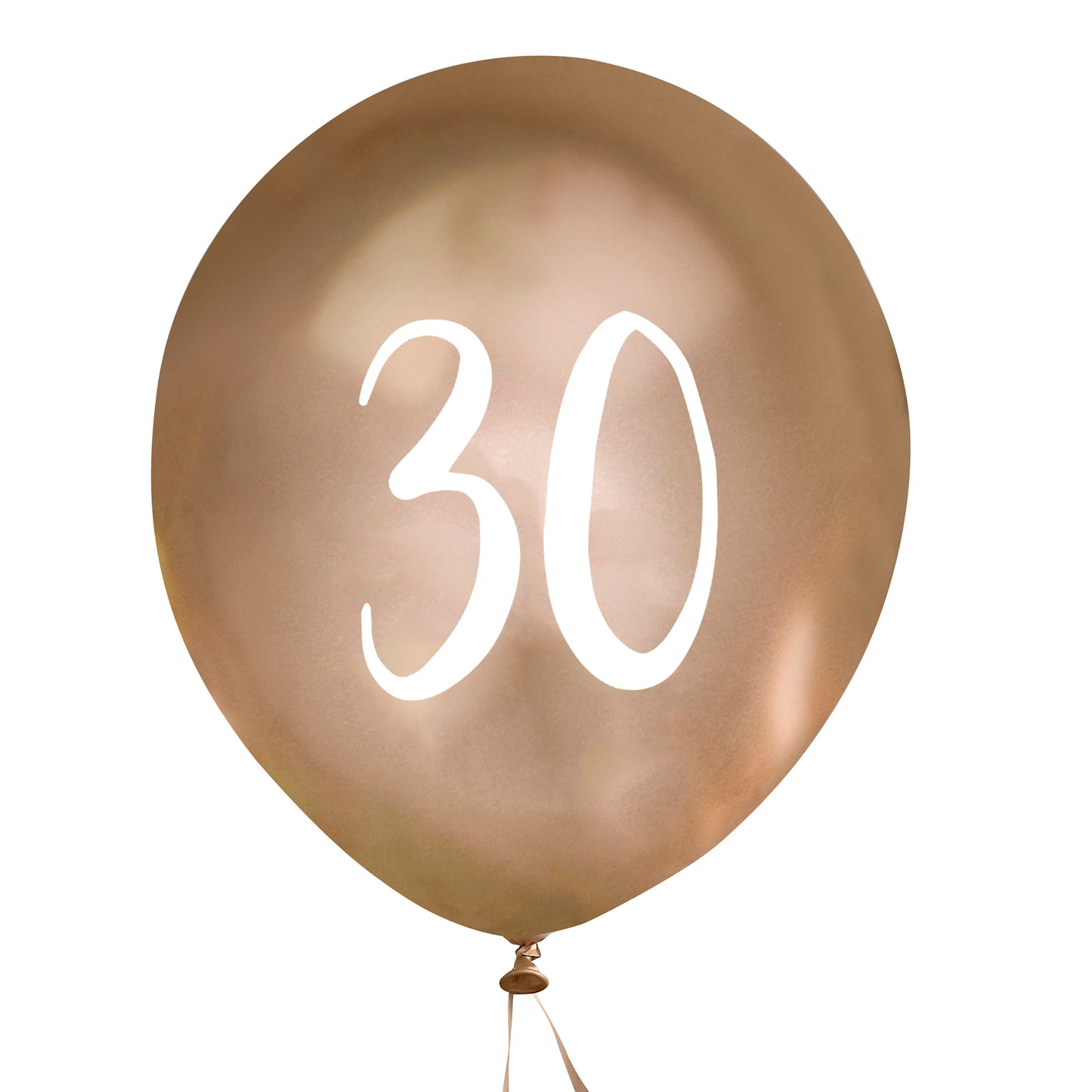 Hootyballoo 5 Pack Gold Number '30' Balloons Party Decorations Partyware