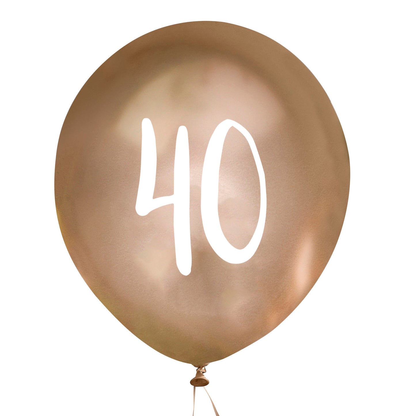 Hootyballoo 5 Pack Gold Number '40' Balloons Party Decorations Partyware