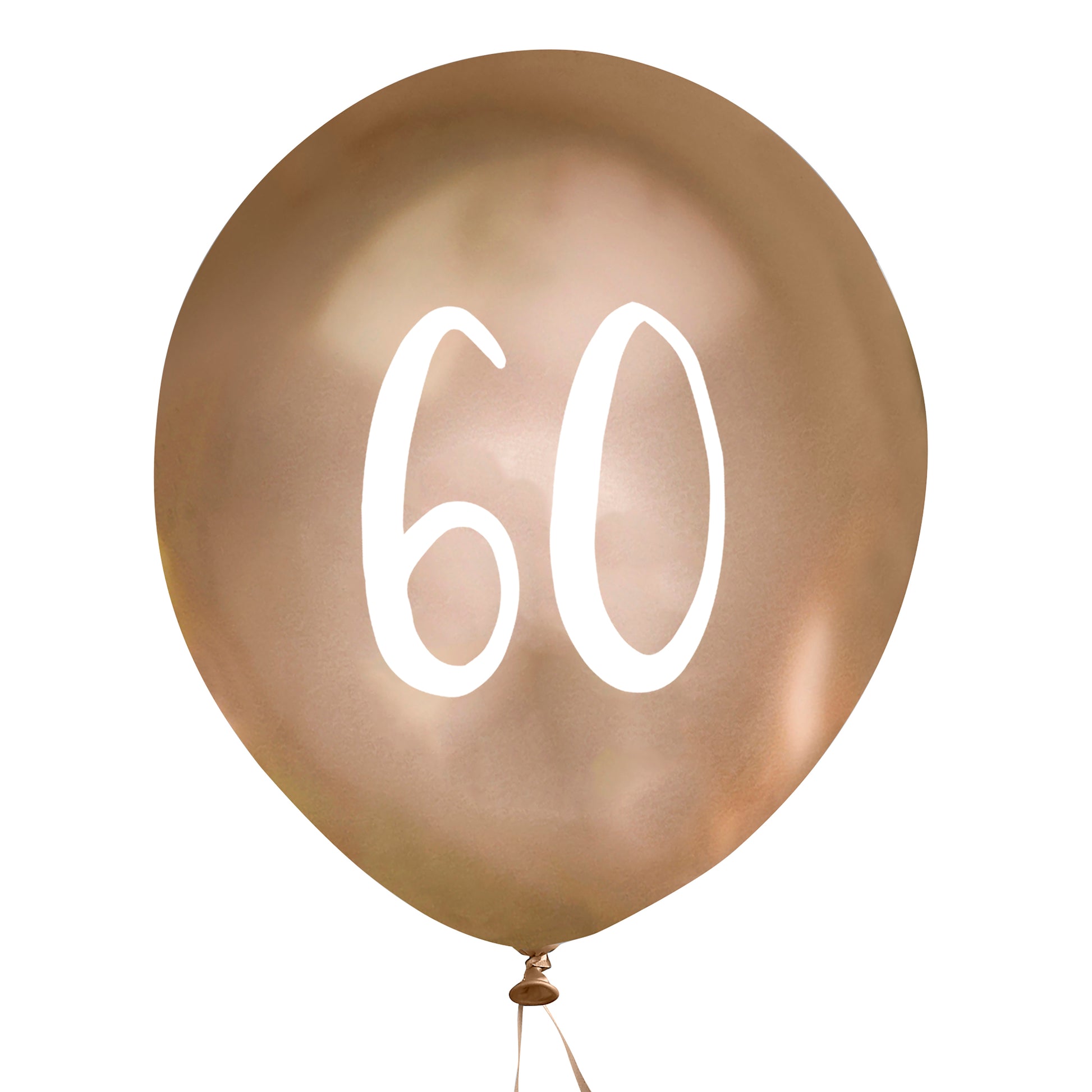 60-Piece Gold Balloons Pack - Metallic Party Balloons For Decorations