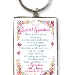 To My Special Grandma Metallic Keyring