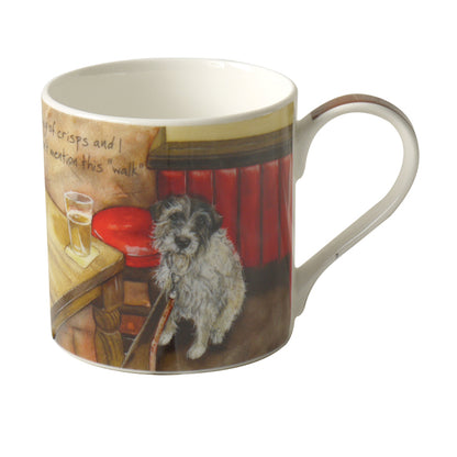 Terrier Pub Walk Little Dog Laughed Mug In Gift Box