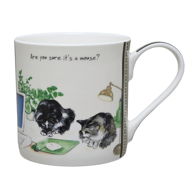 Office Cats Is It A Mouse? Little Dog Laughed Mug In Gift Box