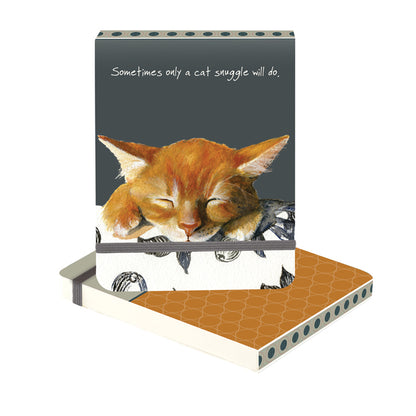 Notebook Sometimes Only A Cat Snuggle Will Do Little Dog Laughed