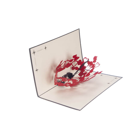 Men Love Pop-Up Any Occasion Greeting Card Blank Inside
