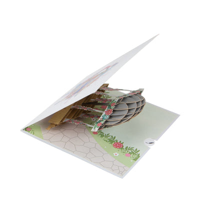 Male Wedding Grooms Pagoda Pop Up Greeting Card